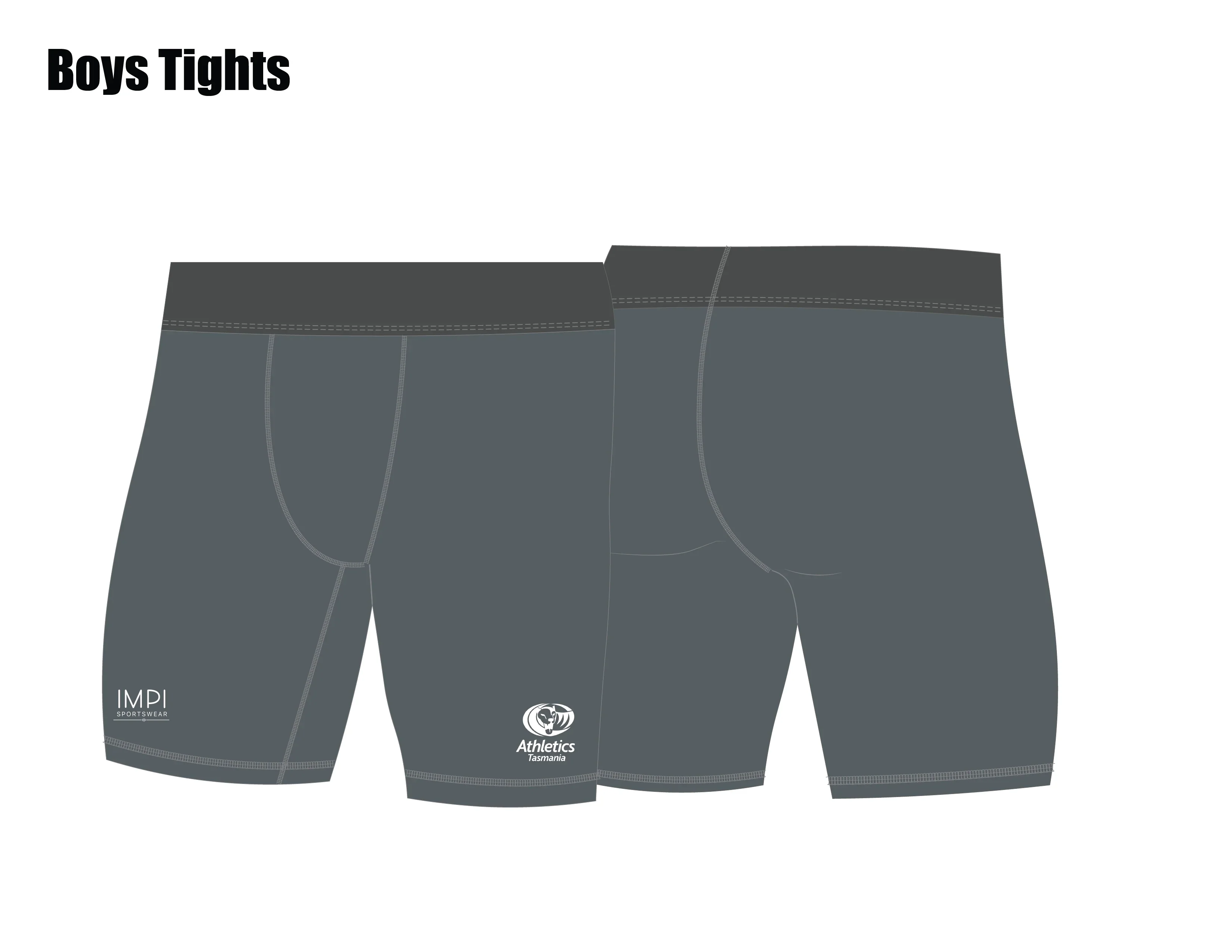 ATAS Mens Racing Tights - Grey - Image 5