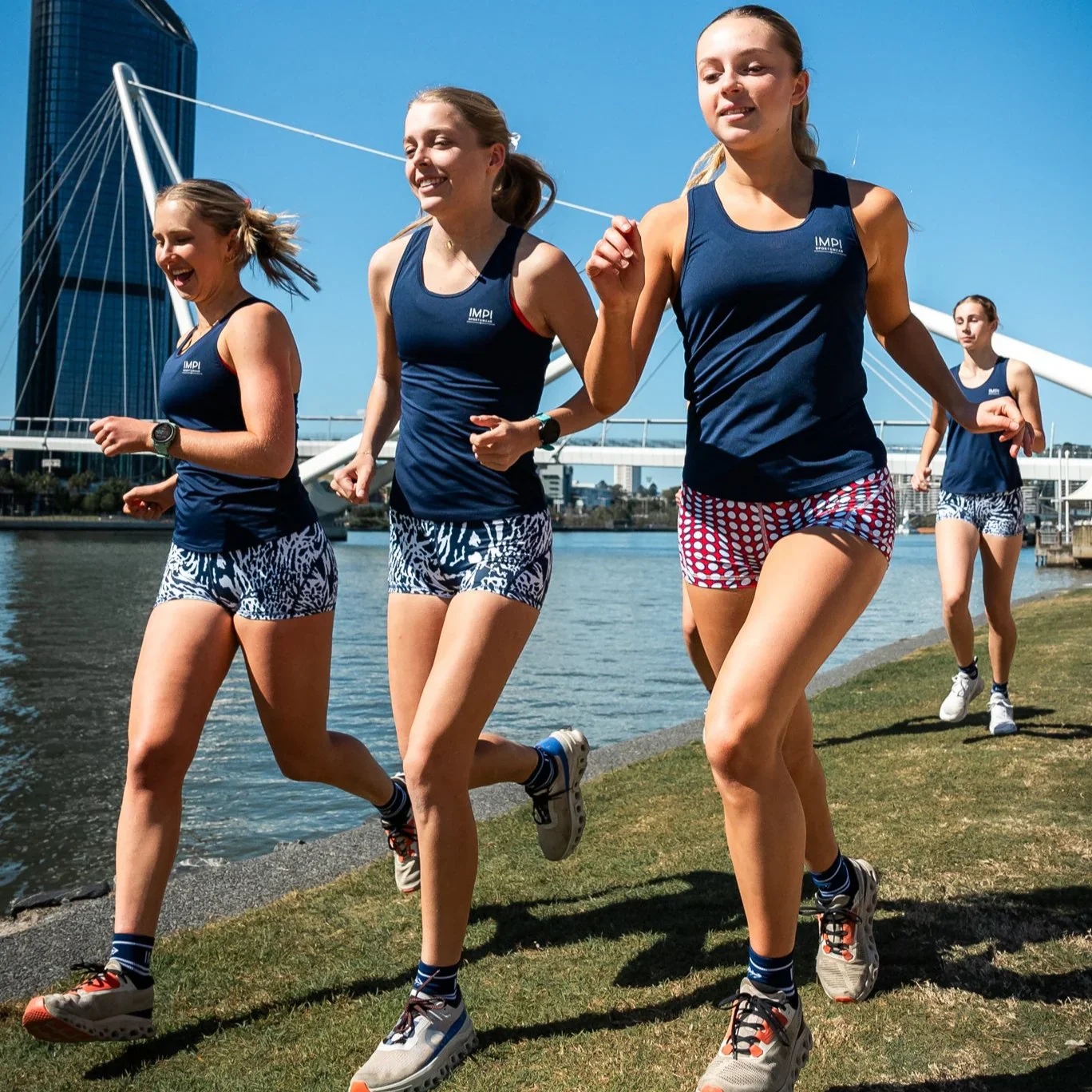 IMPI Fitted Running Singlet -  Navy - Image 11