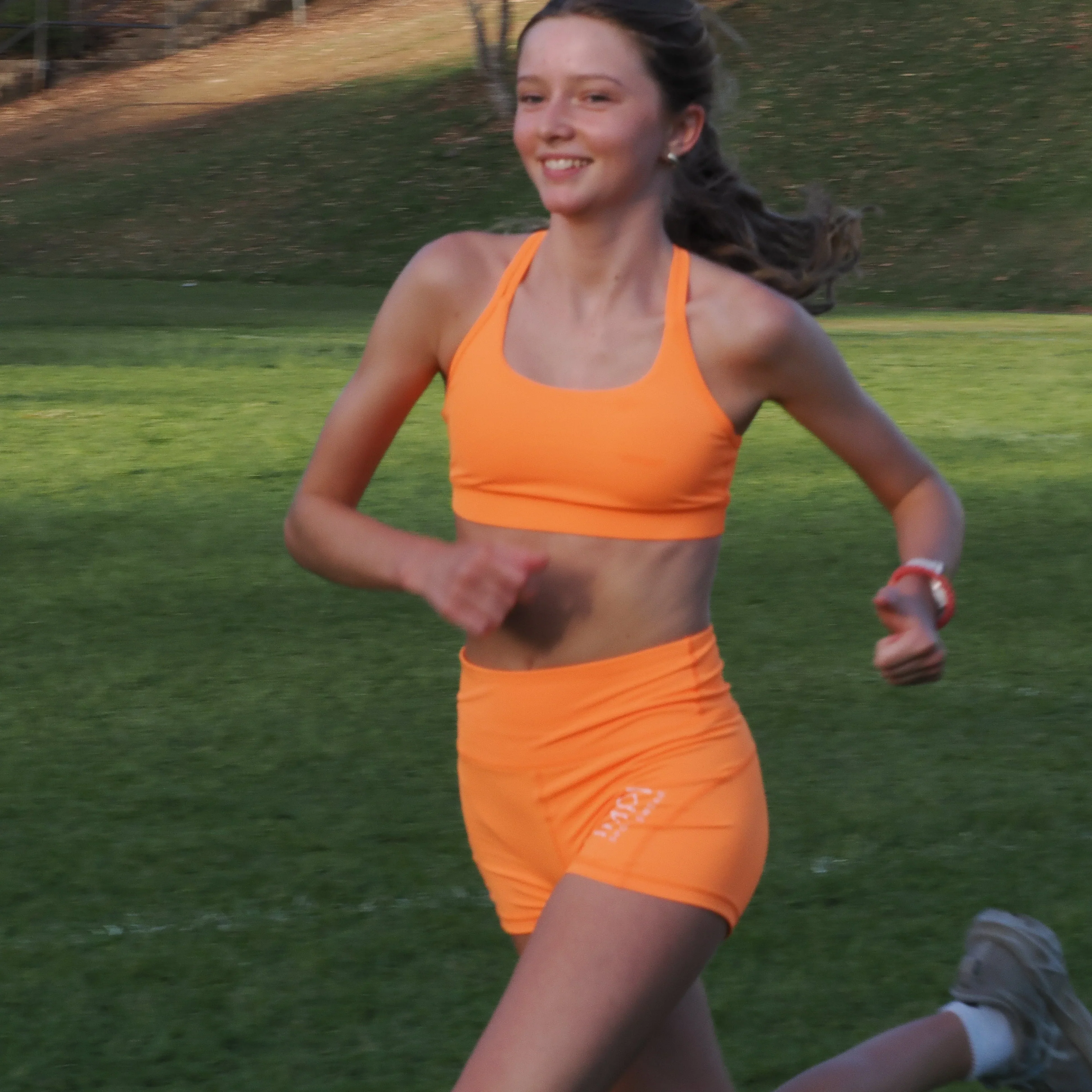 IMPI Loop Sports Crop -Fluoro Orange - Image 3