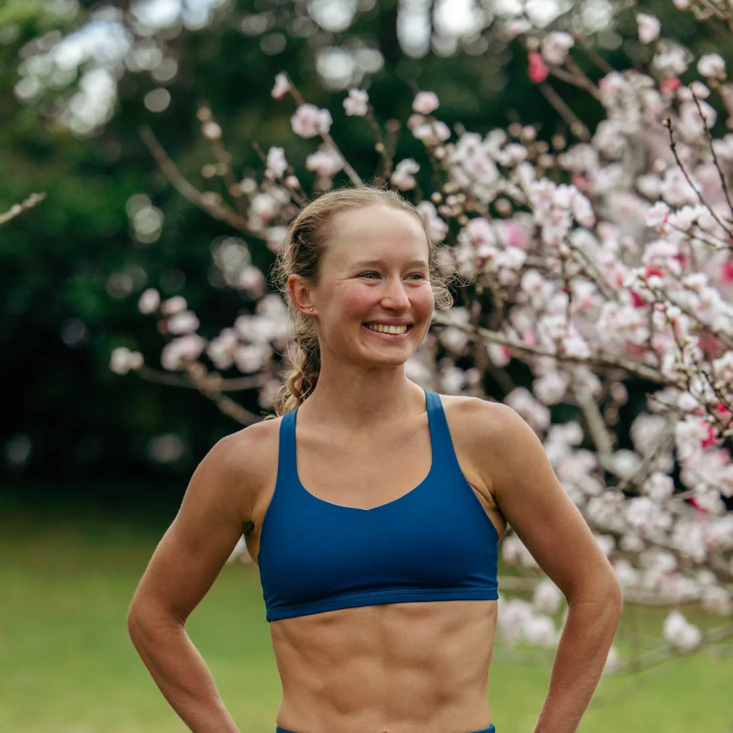 IMPI Strappy Girls Crop Top - Blue Teal - Image 2