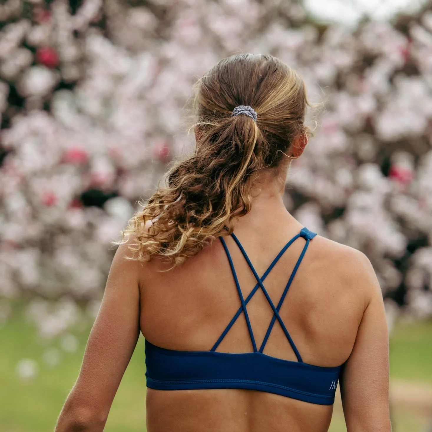 IMPI Strappy Girls Crop Top - Blue Teal - Image 4