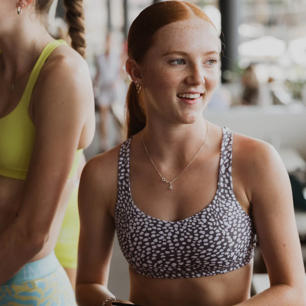 IMPI Strappy Girls Crop Top - Grey Tracks - Image 6