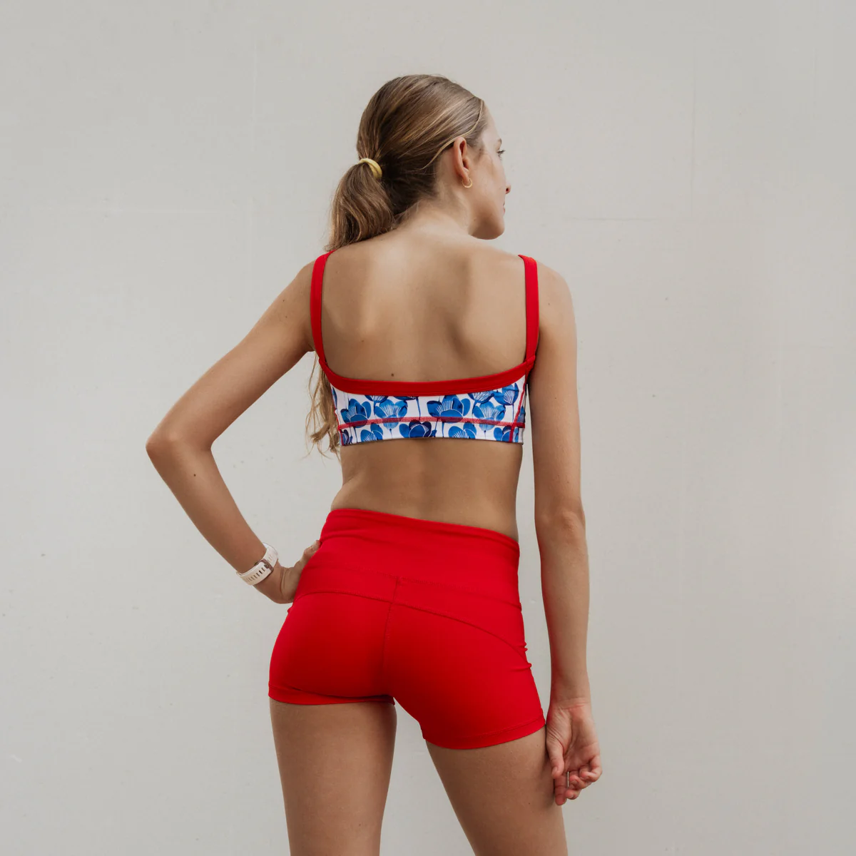 IMPI The Varsity Crop - Cobalt Floral - Image 7