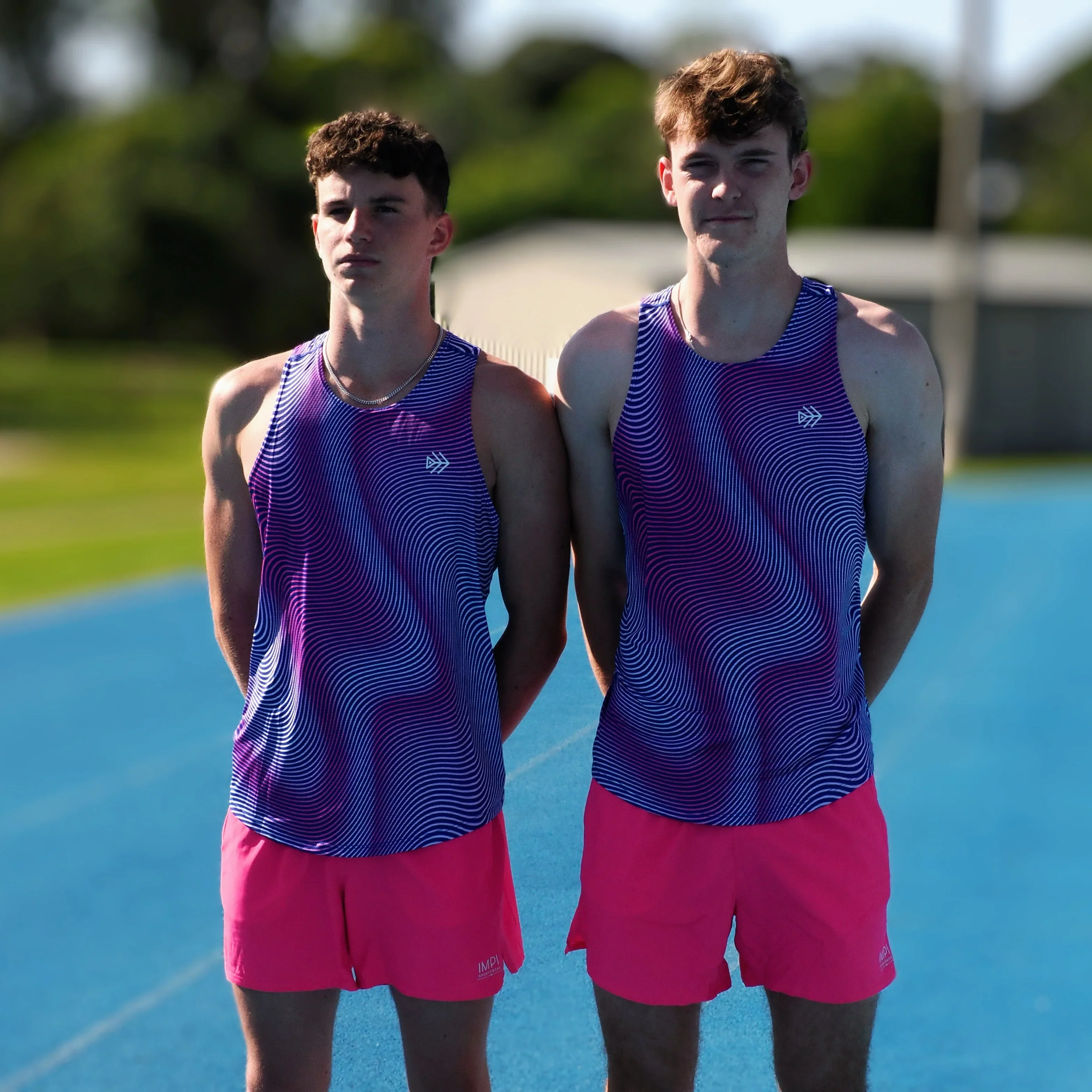 IMPI Boys Running Short - Hot Pink - Image 8