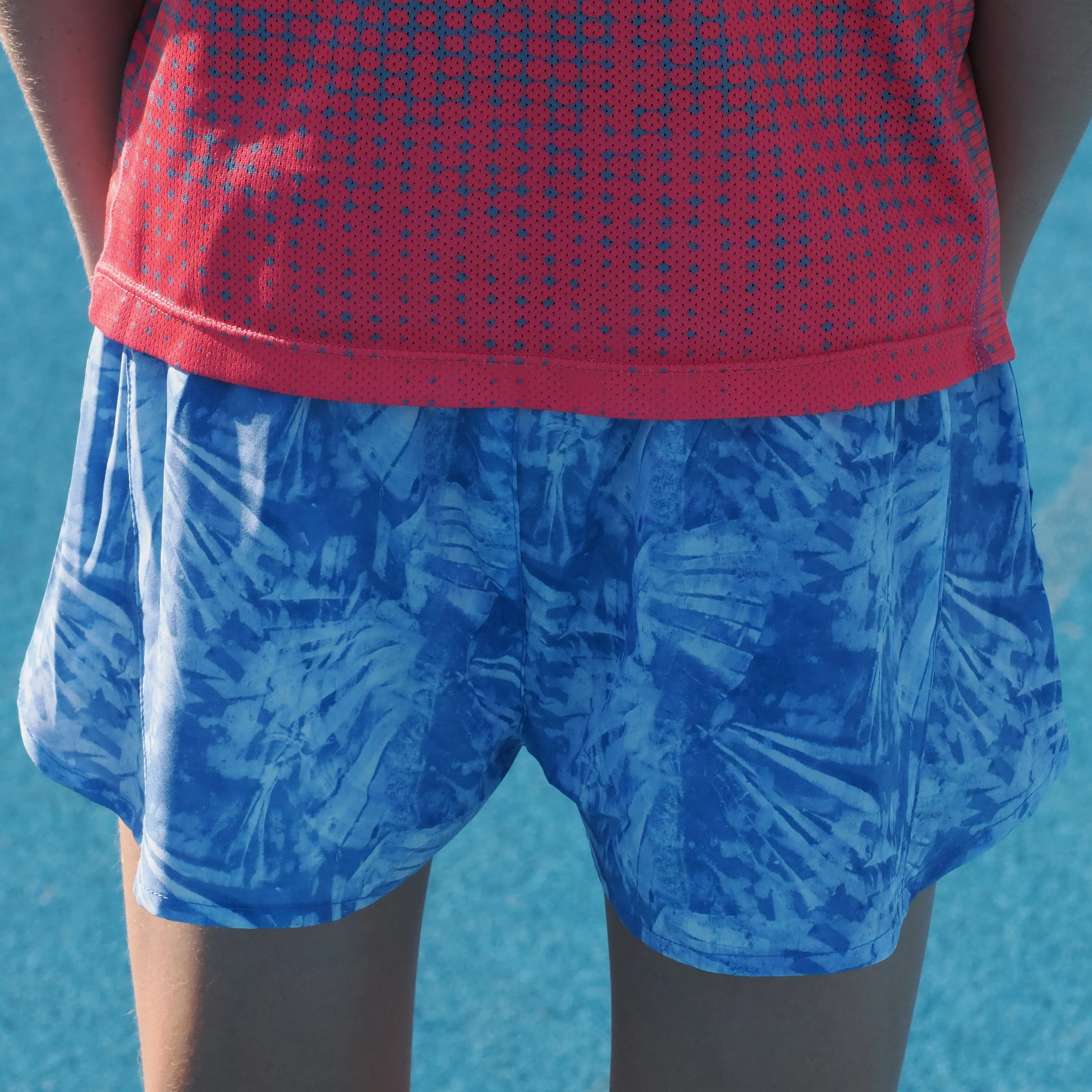 IMPI Boys Splittie Running Short - Paint Me Blue - Image 10