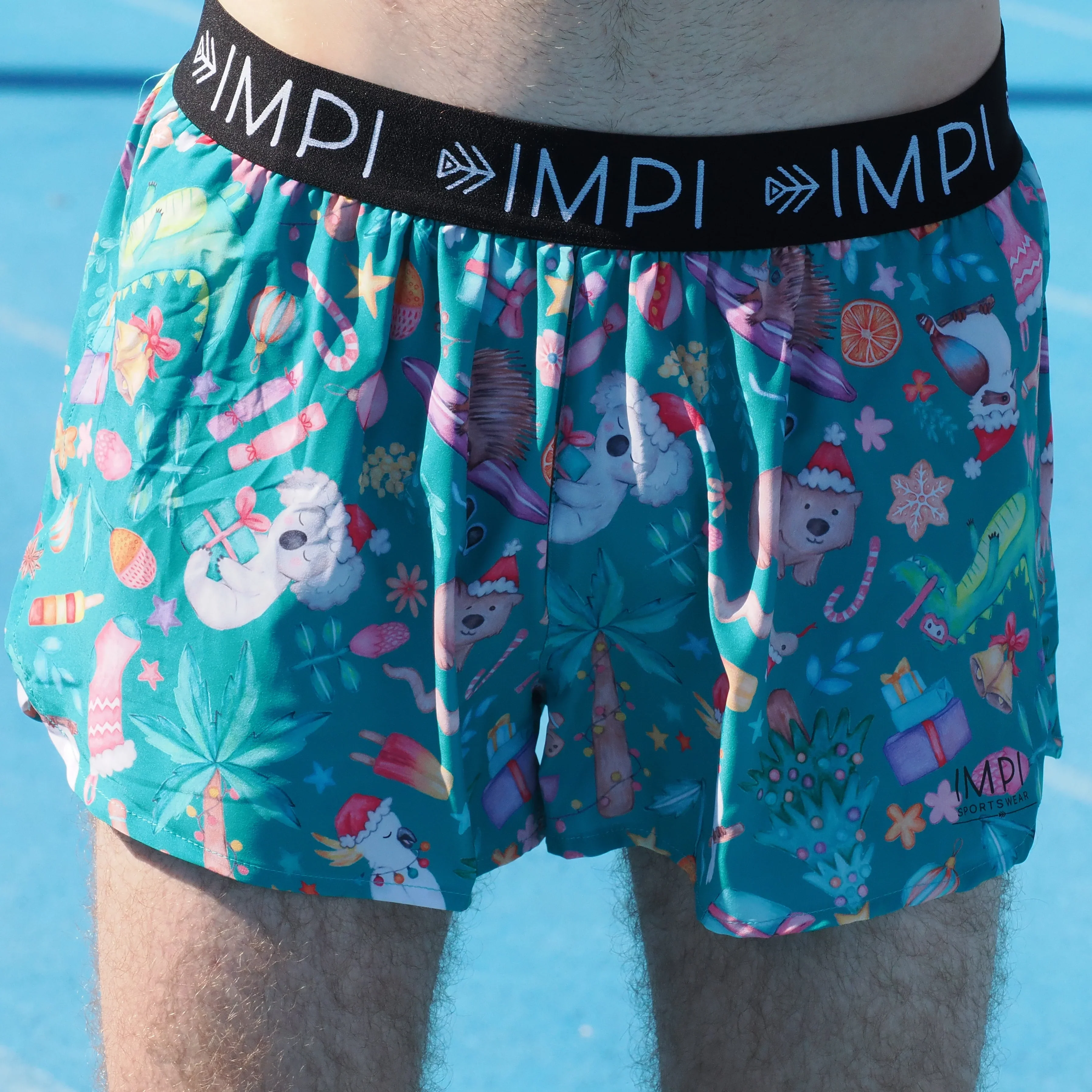 IMPI Boys Splittie Running Short - Xmas Fun - Image 5