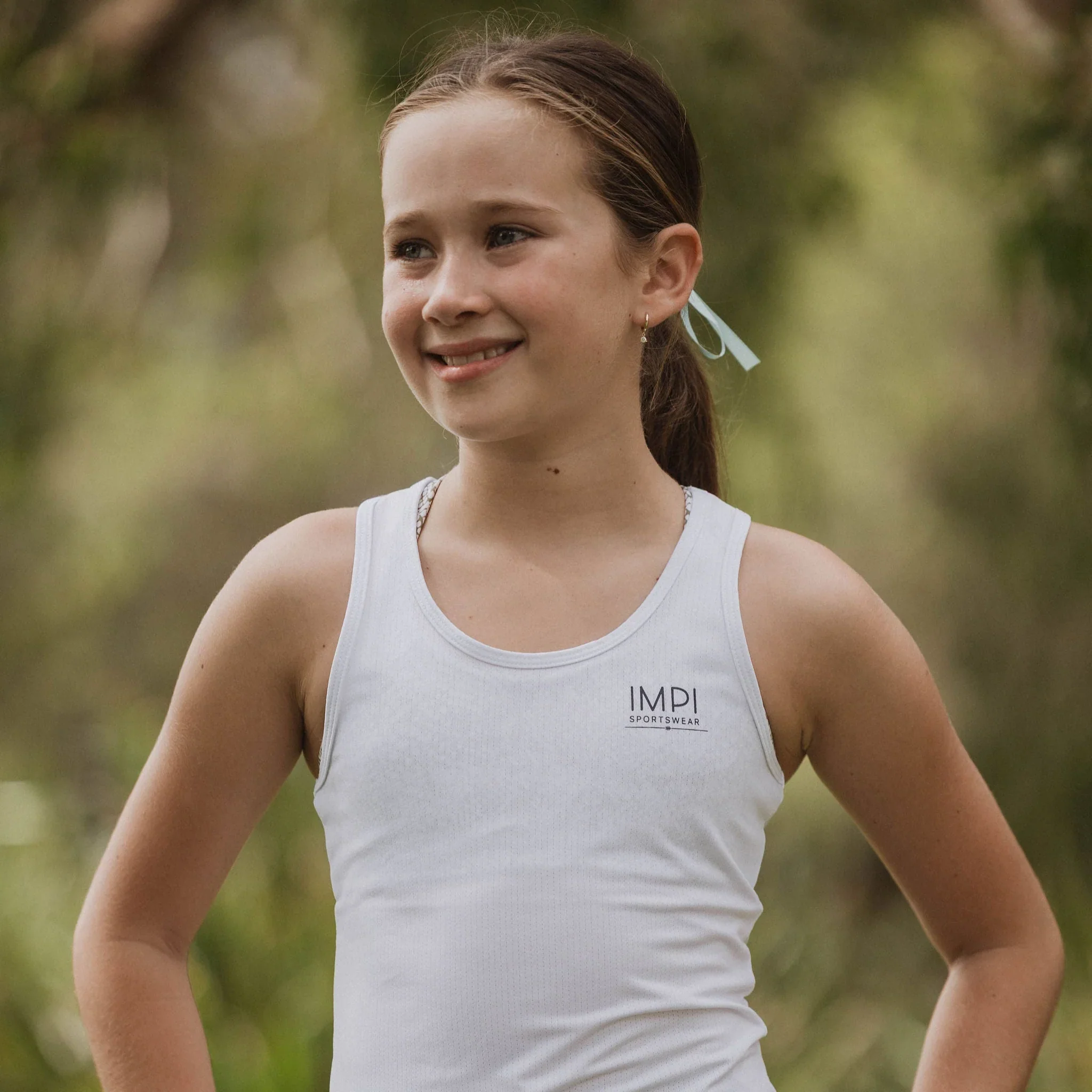 IMPI Fitted Running Singlet - White - Image 11