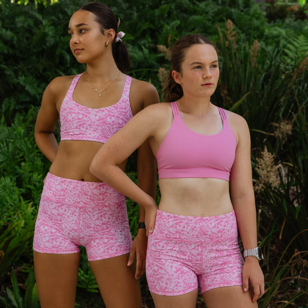 IMPI Running 6 Strap Bra Top - Barbie Pink - Image 10