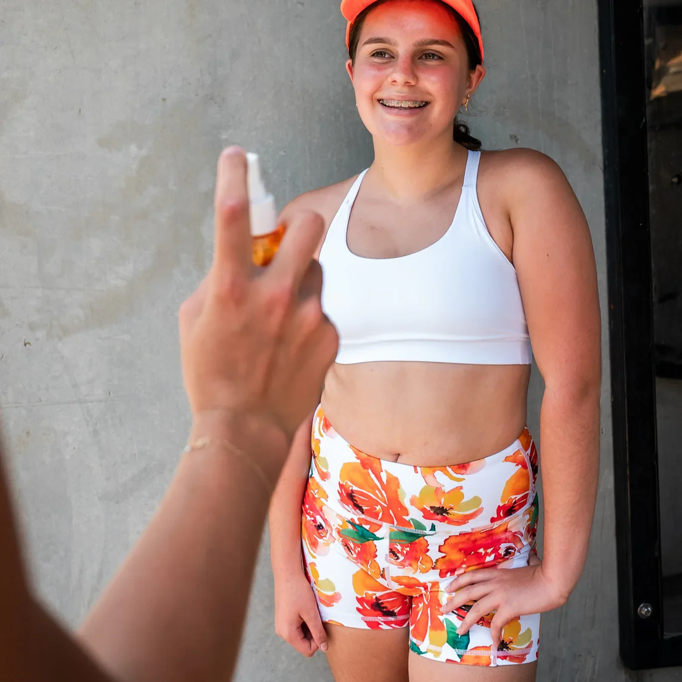 IMPI High Waist Bike Shorts - Orange Samba - Image 9