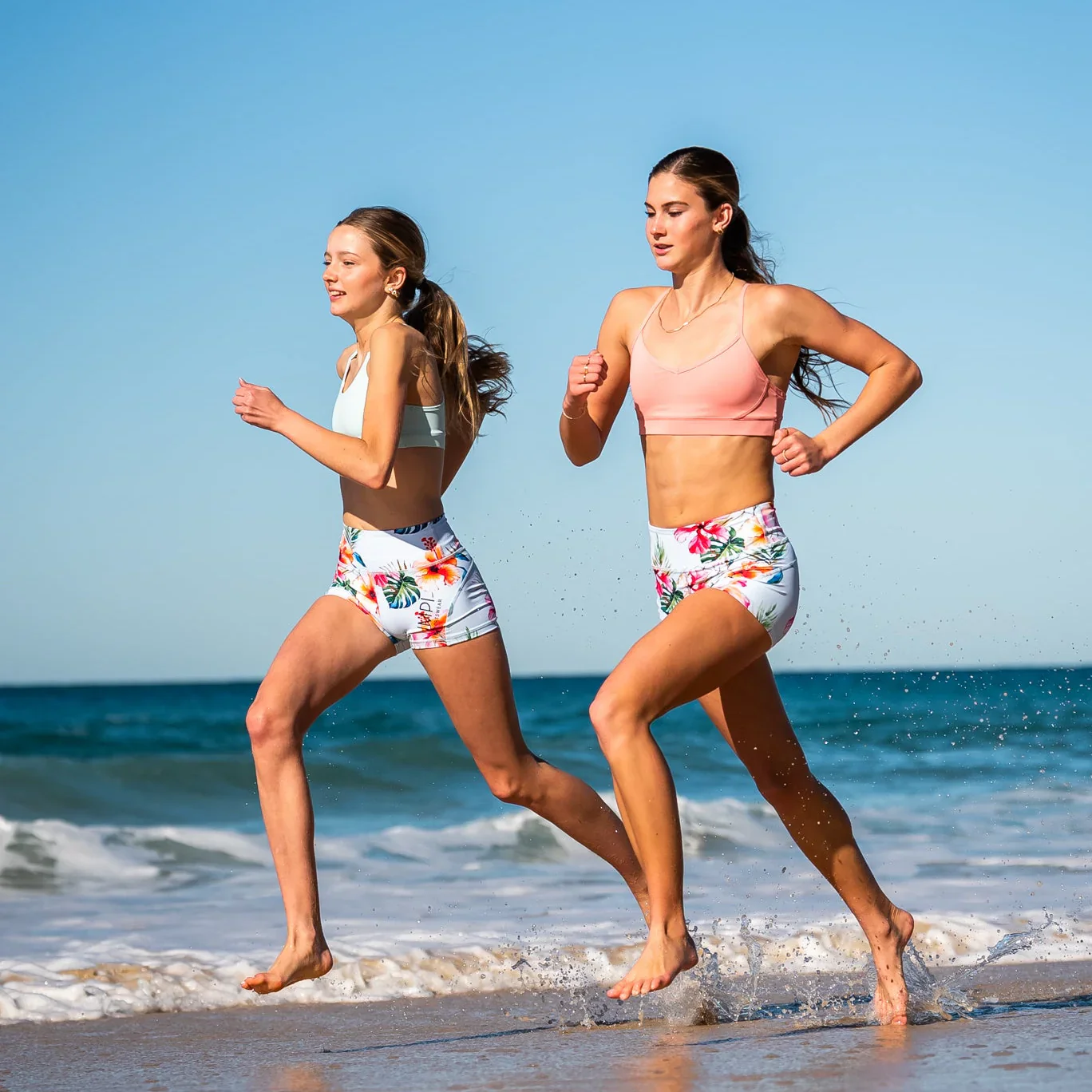 IMPI High Waist Bike Shorts - Maui - Image 3