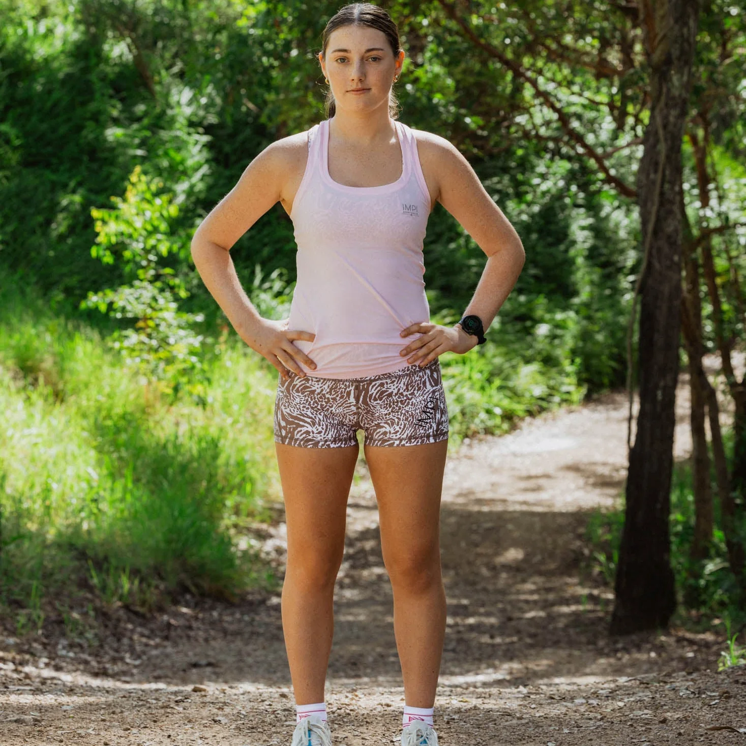 IMPI High Waist Bike Shorts - Natural Minx - Image 12