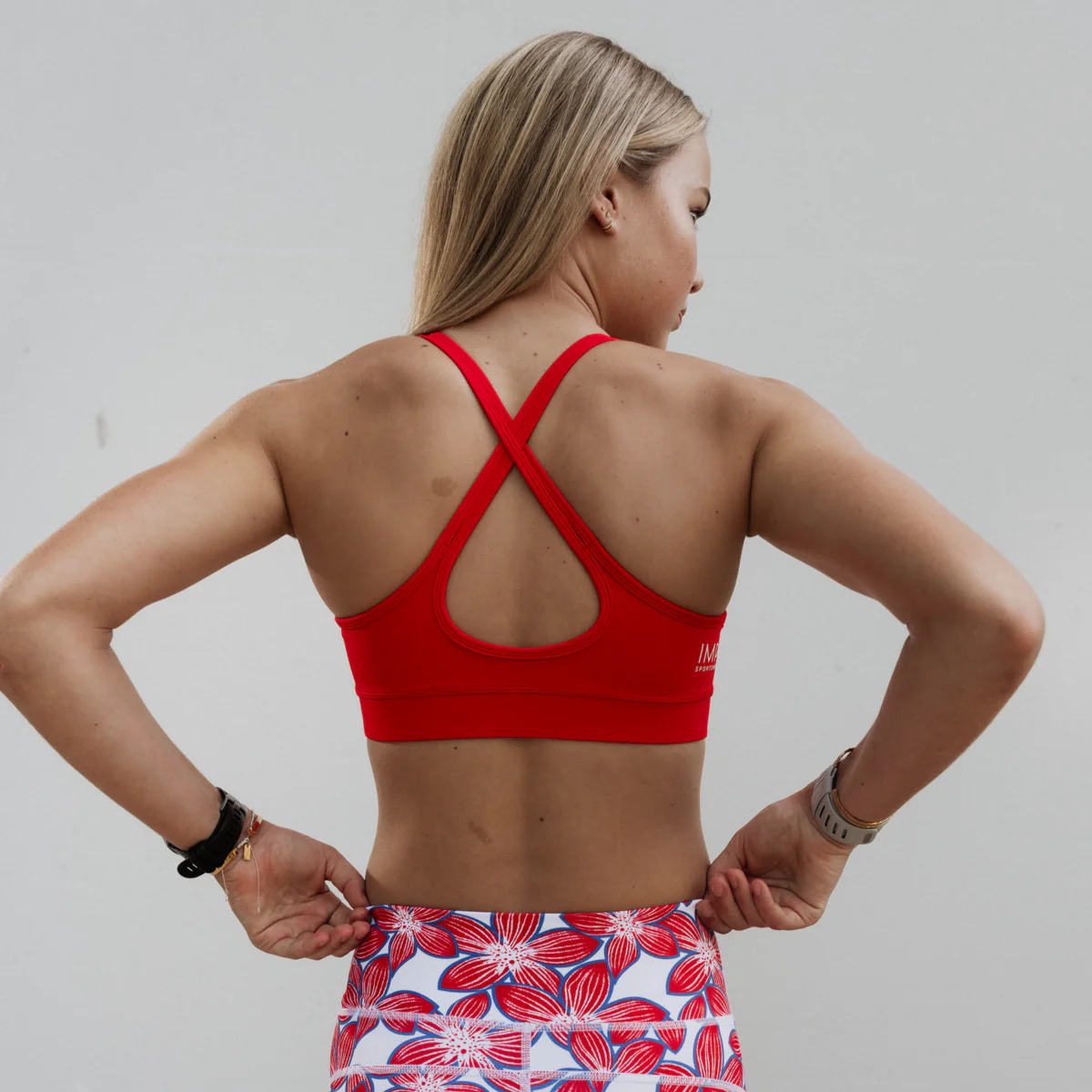 IMPI High Waist Bike Shorts - Petal Pop - Image 5