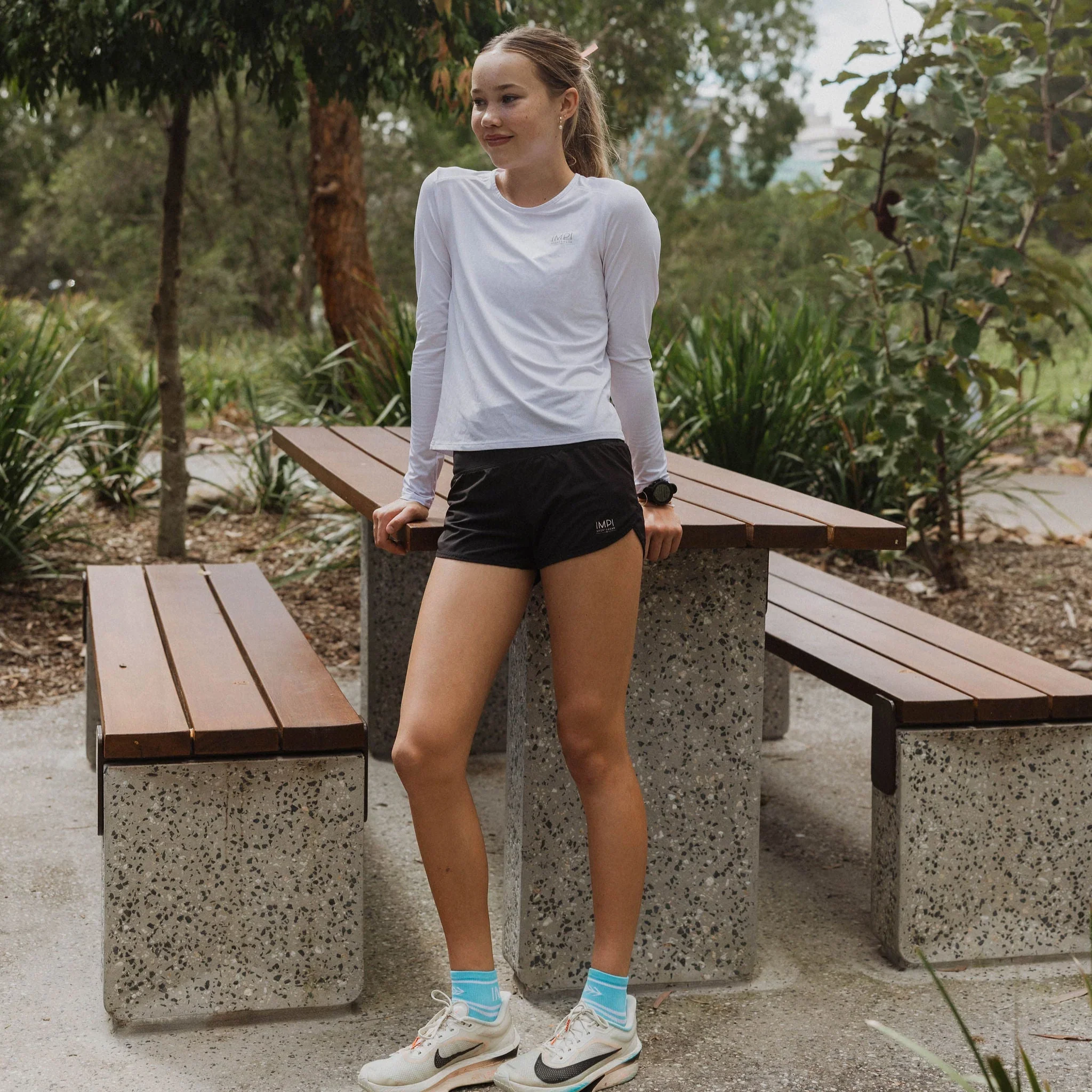 IMPI Long Sleeve Running Tee - White - Image 10