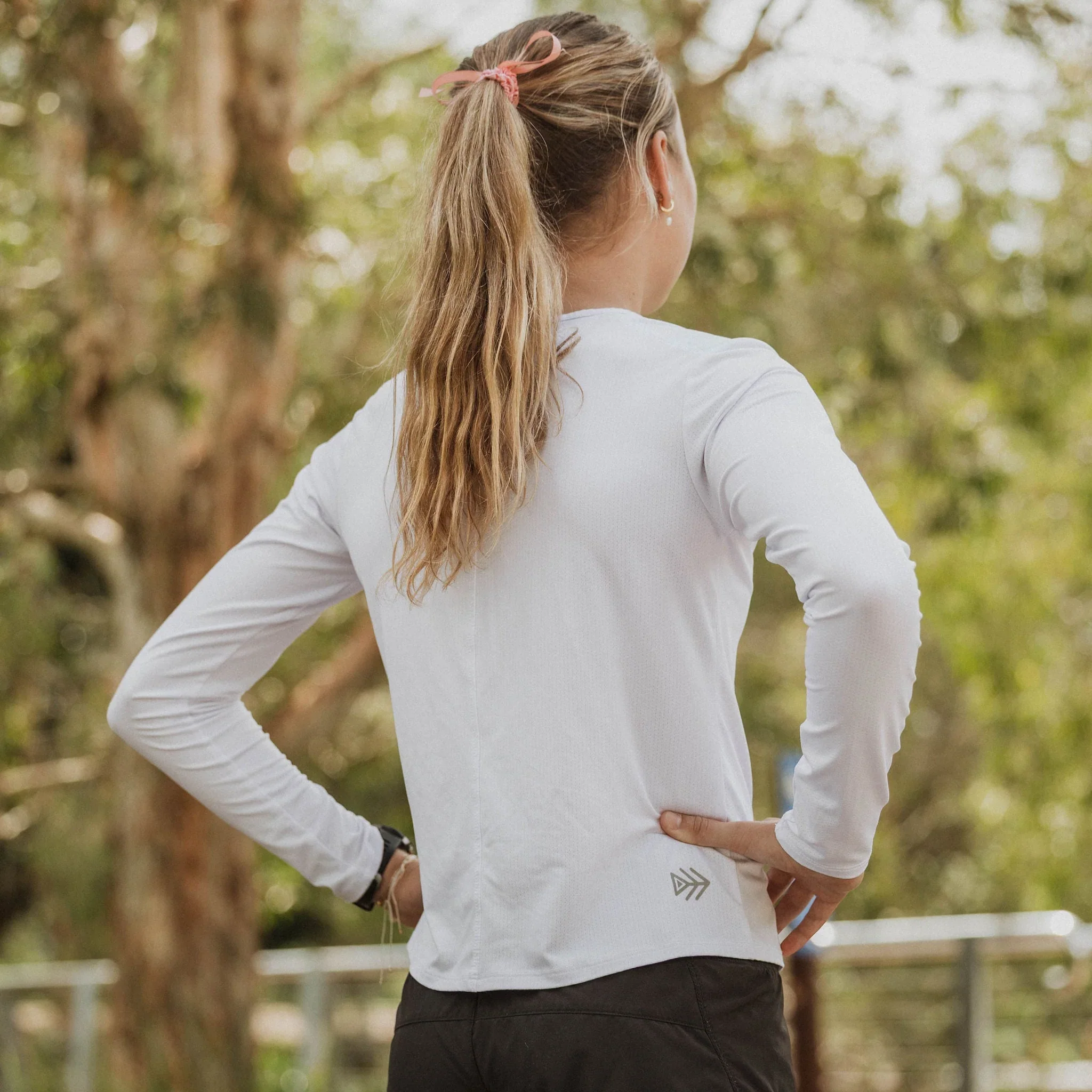 IMPI Long Sleeve Running Tee - White - Image 7