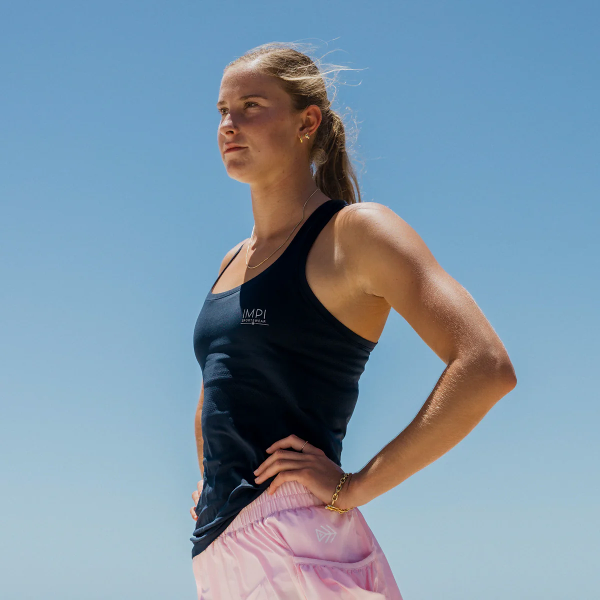 IMPI Seamless Running Singlet - Navy - Image 7