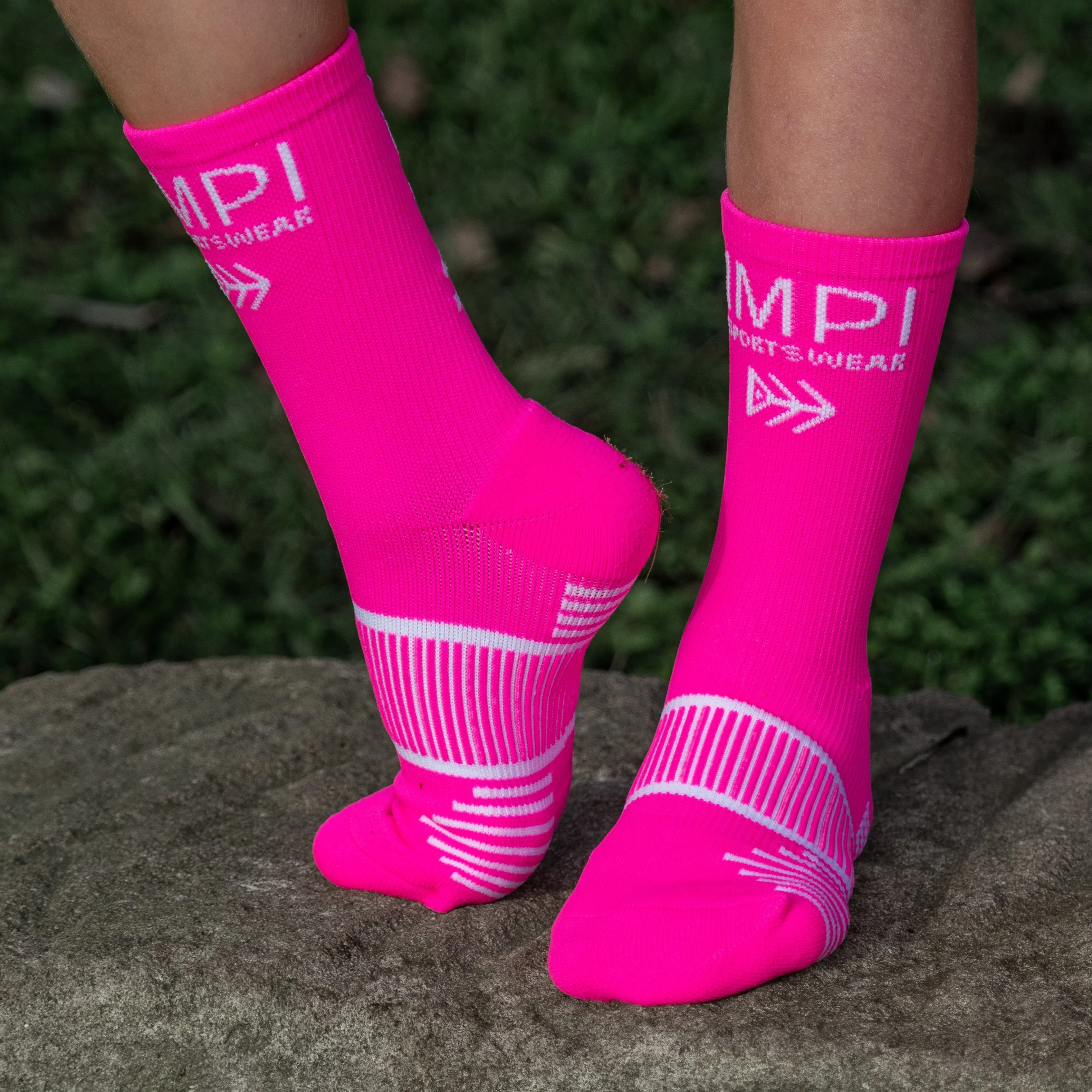 IMPI Socks - Hot Pink/White - Image 5