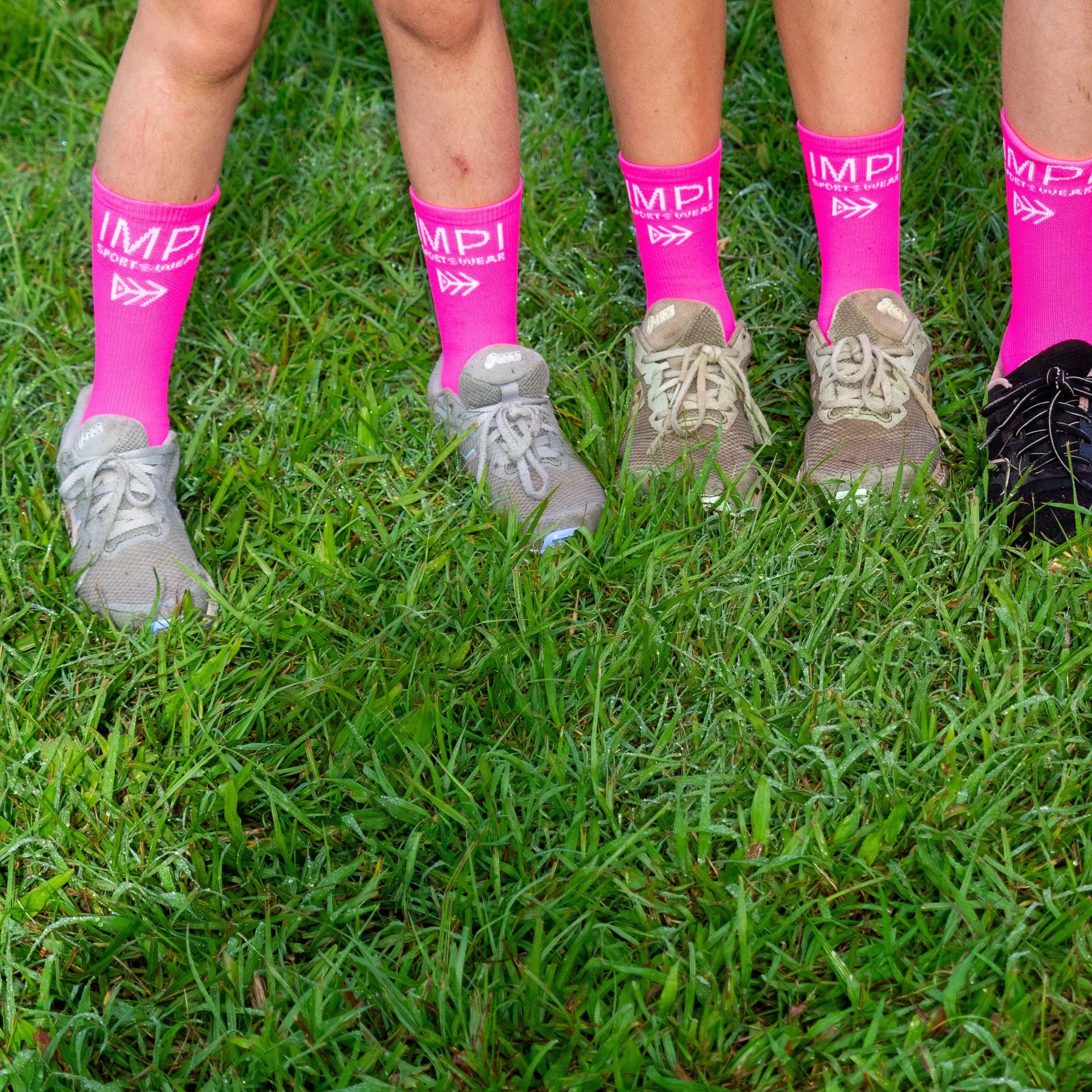 IMPI Socks - Hot Pink/White - Image 7