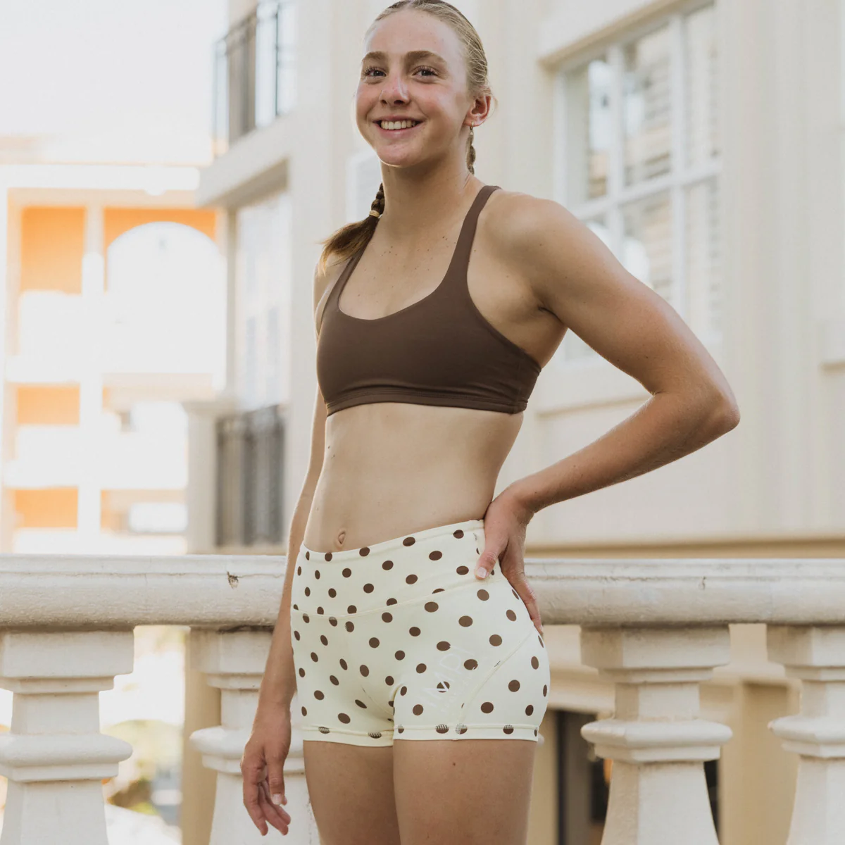 IMPI Strappy Girls Crop Top - Chocolate - Image 5