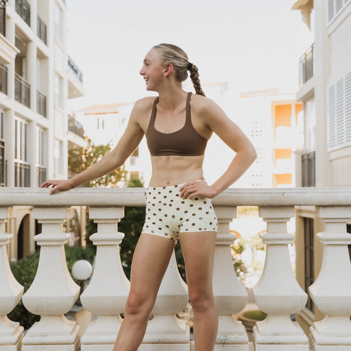 IMPI Strappy Girls Crop Top - Chocolate - Image 6