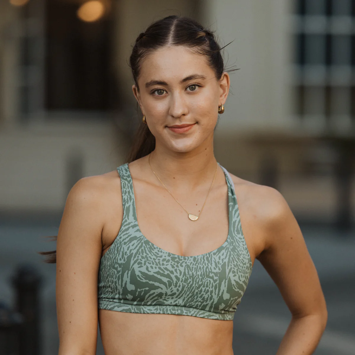 IMPI Strappy Girls Crop Top - Matcha Minx - Image 9