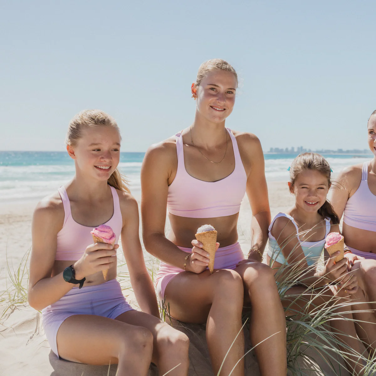 IMPI Strappy Girls Crop Top - Pink Sorbet - Image 4
