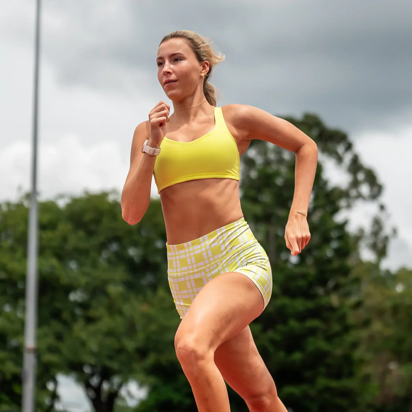 IMPI Strappy Girls Crop Top - Lemon - Image 5