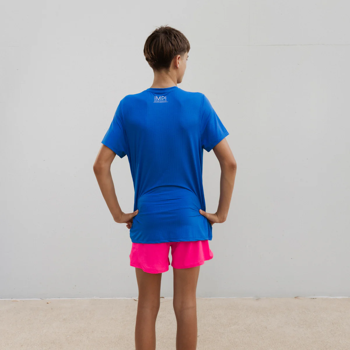 IMPI Unisex Running Tee - Electric Blue - Image 4