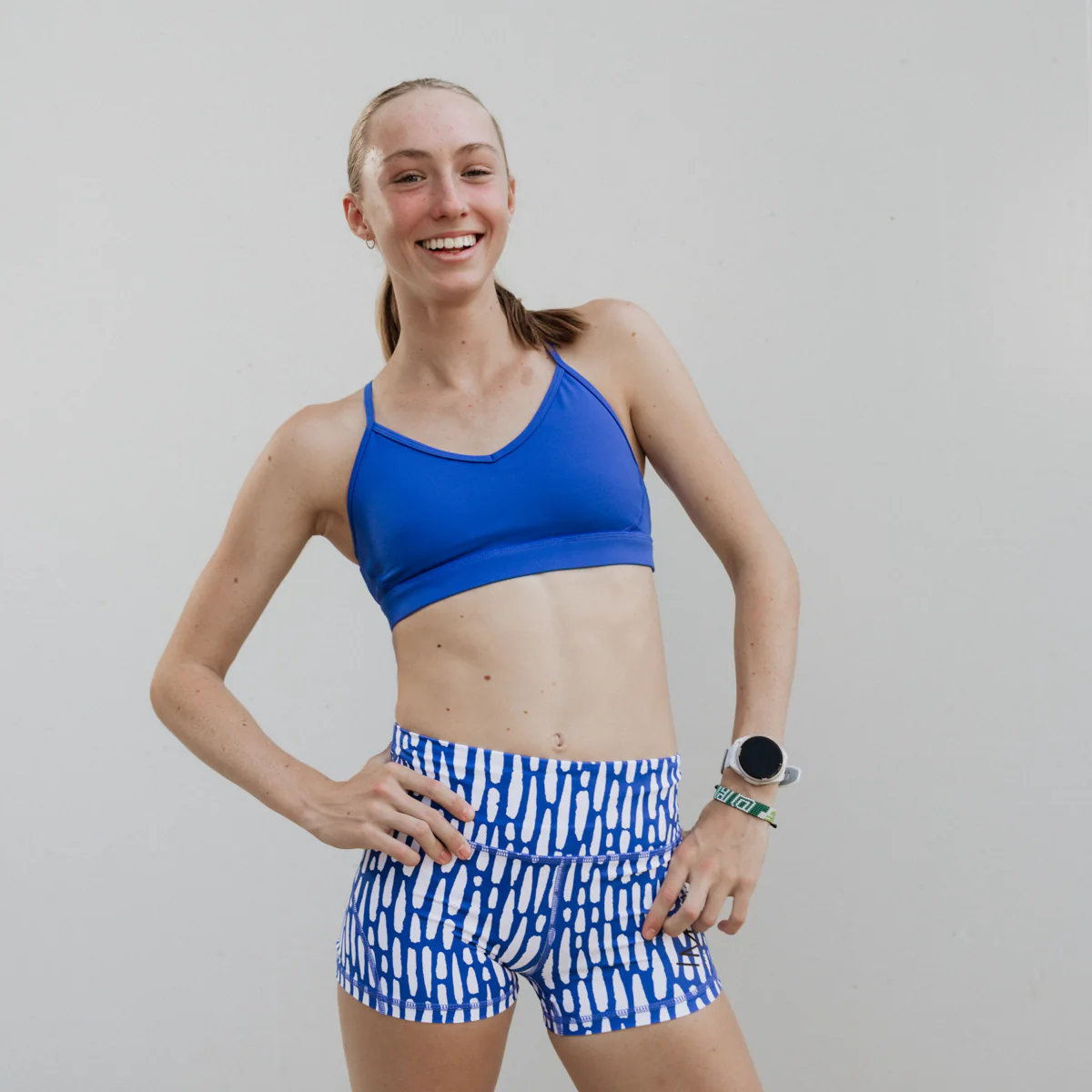 IMPI V-Neck Sports Crop - Cobalt - Image 5