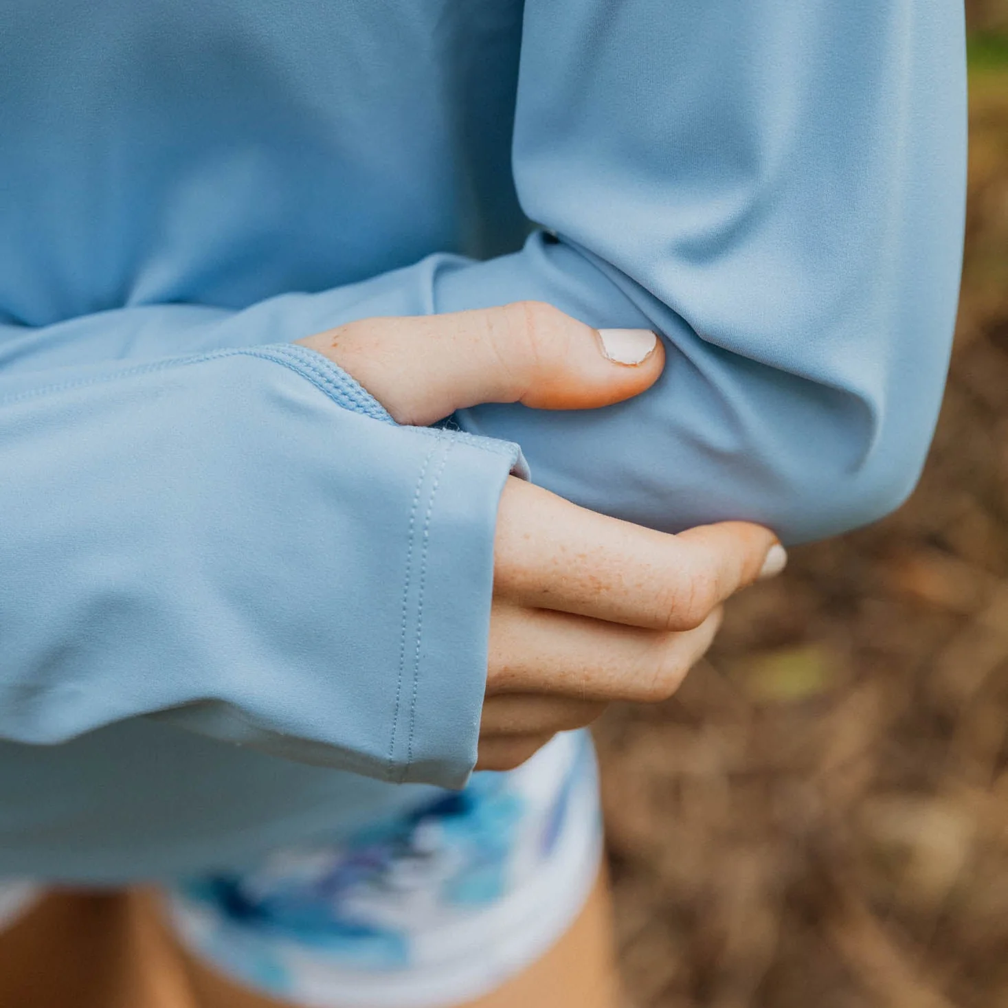 IMPI 1/4 Zip Running Top - Blue Zen - Image 3