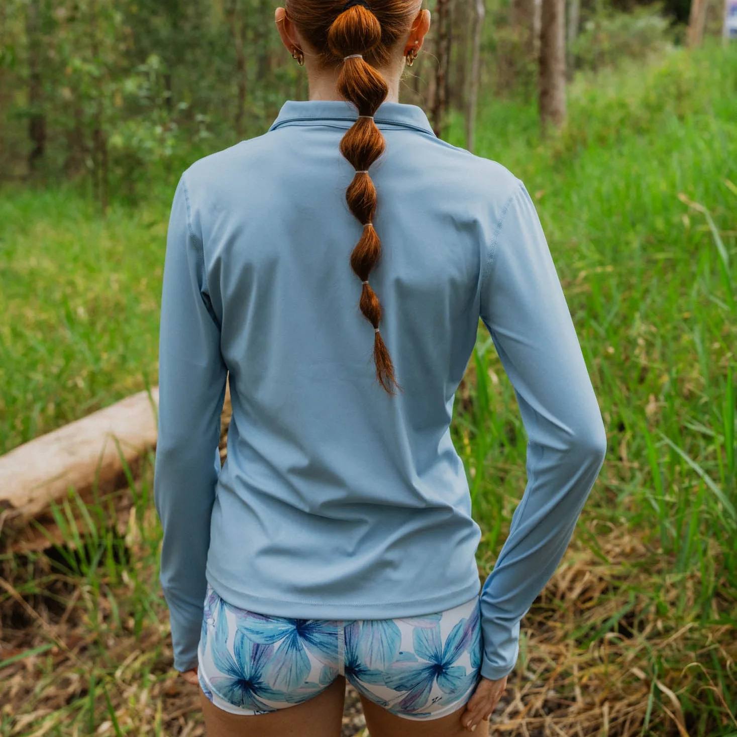 IMPI 1/4 Zip Running Top - Blue Zen - Image 6
