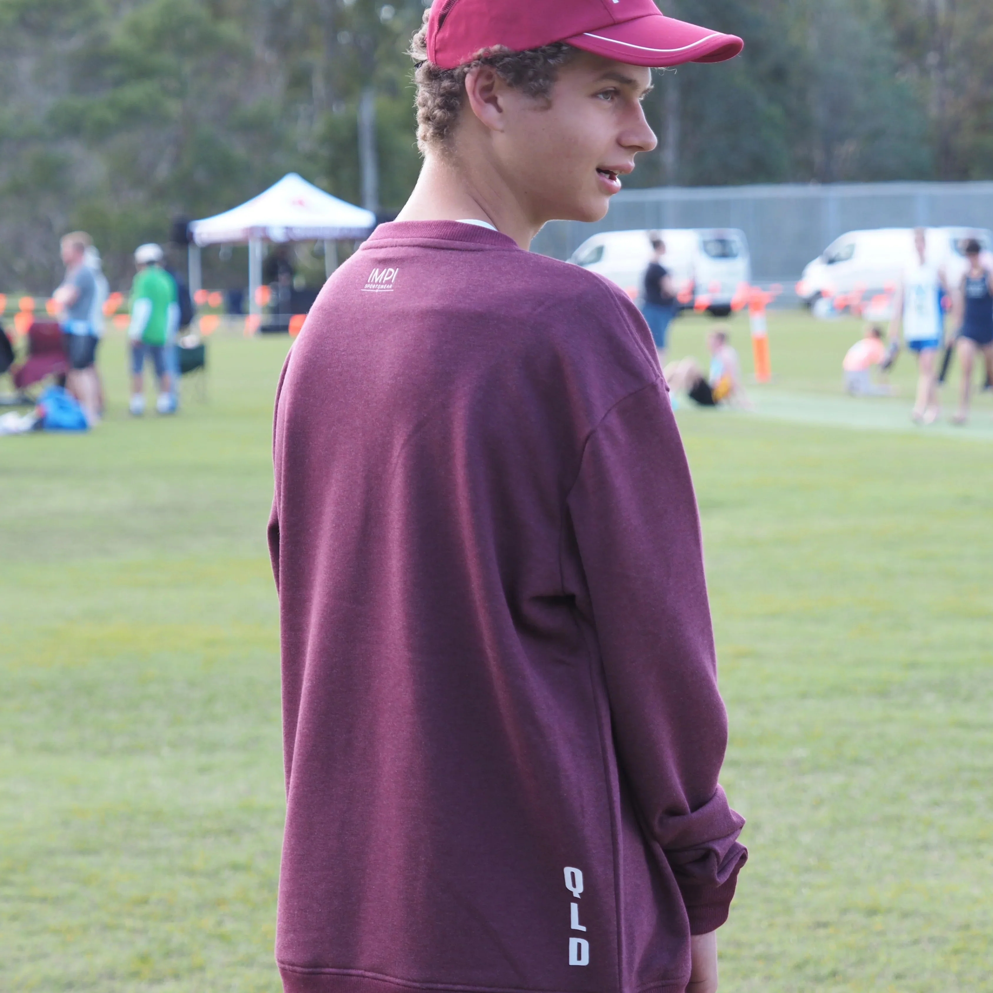 QLD Athletics - Unisex Crewneck Fleece - Image 3
