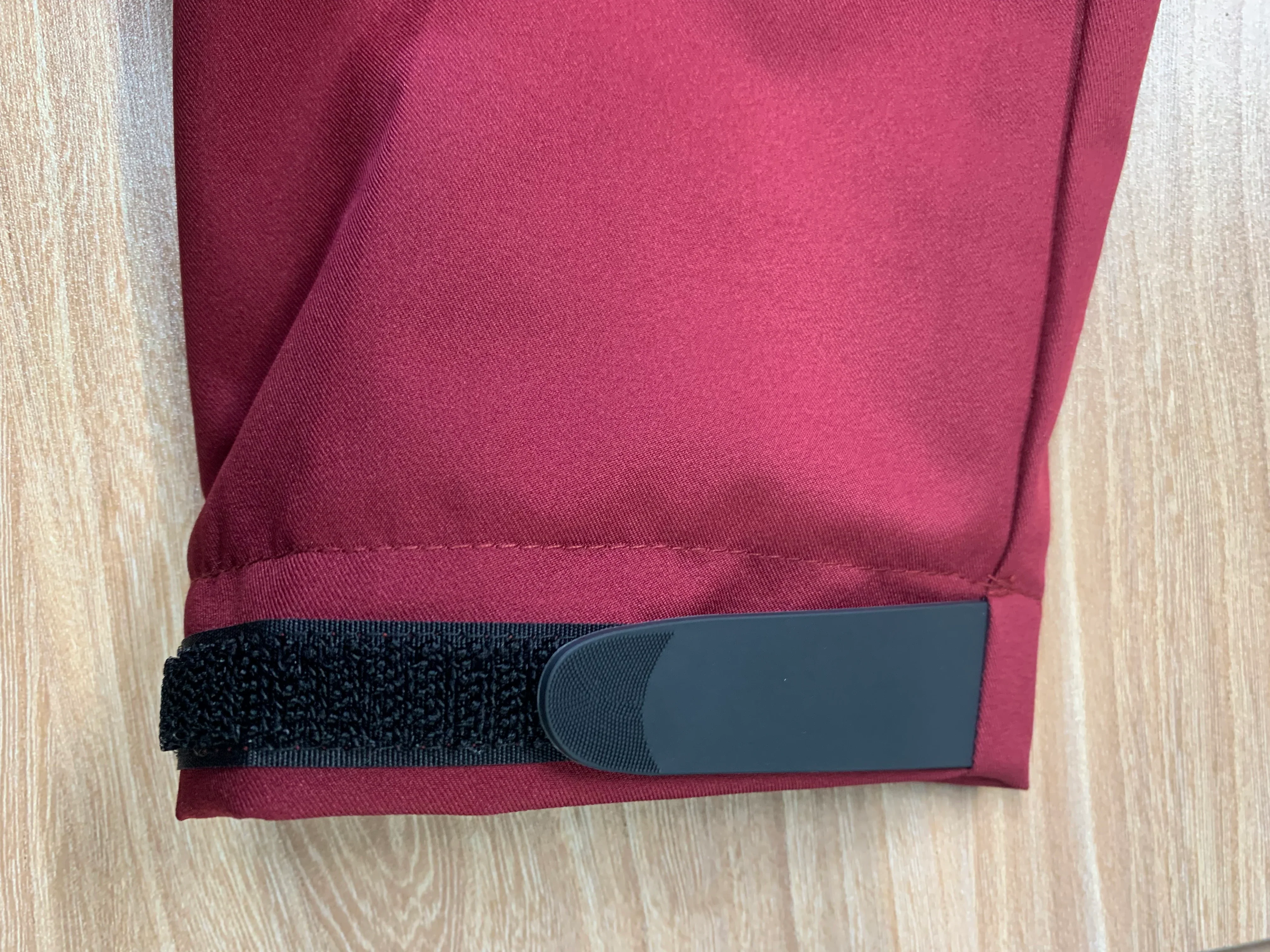 QLD Athletics - Unisex Waterproof Jacket Maroon and Black - Image 3