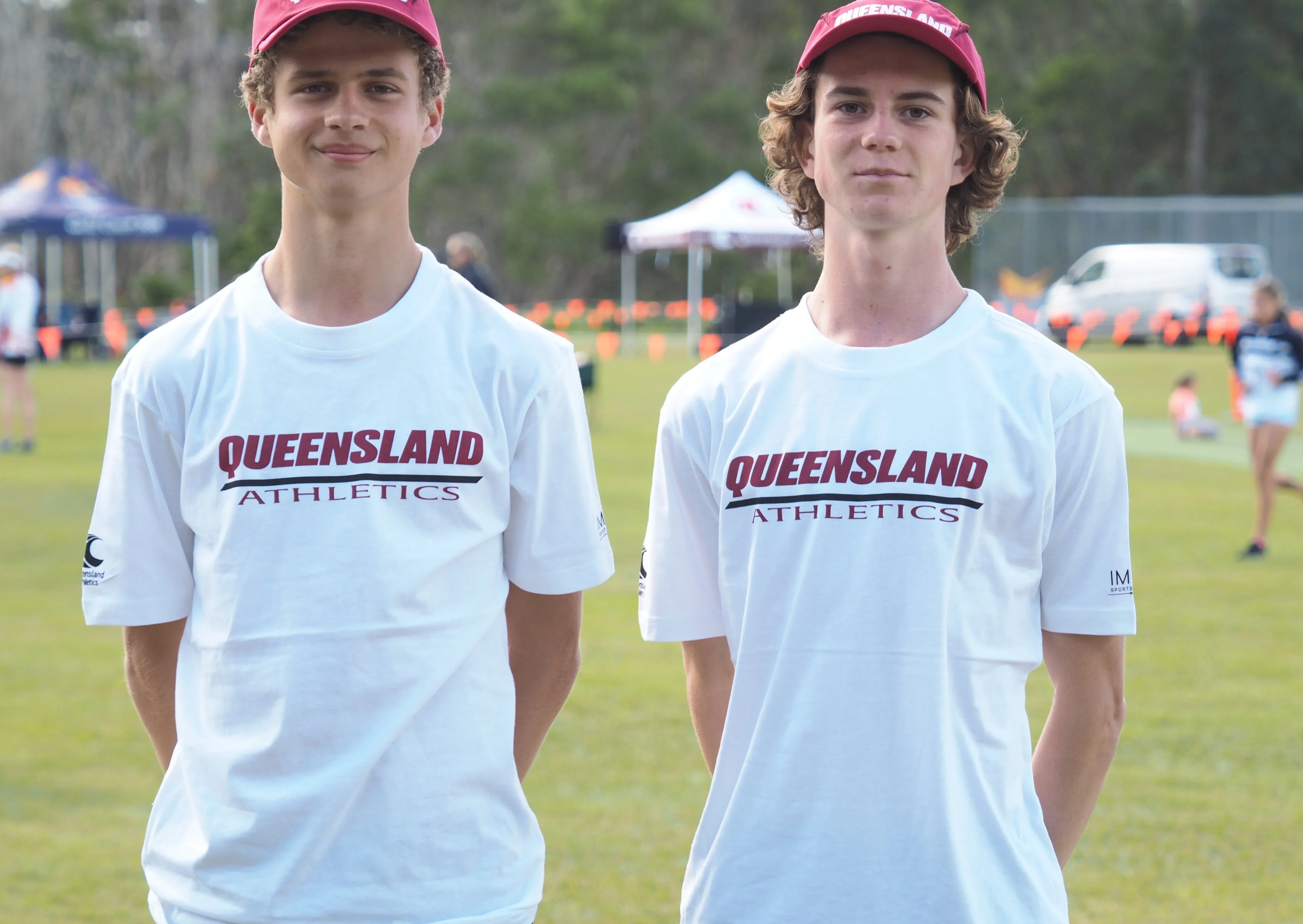QLD Athletics - Unisex White Tee - Image 4